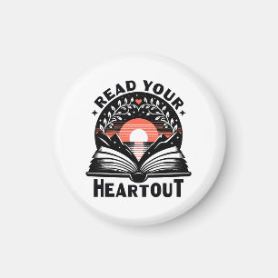 Reading Lover Read Your Heart Out Book Nerd Magnet
