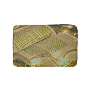 Reading Lovers Gift For Librarian Bath Mat