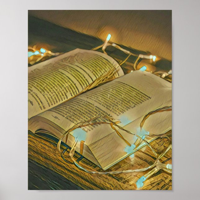 Reading Lovers Gift For Librarian Poster (Front)