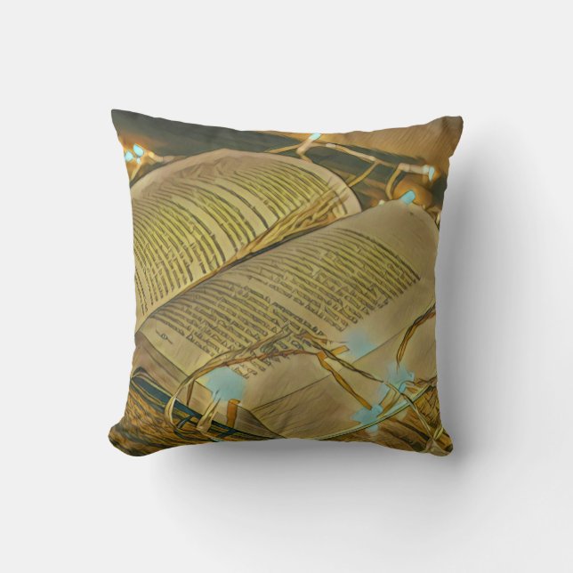 Reading Lovers Gift For Librarian Throw Pillow (Front)