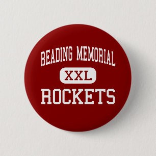 Reading Memorial - Rockets - High - Reading 2 Inch Round Button