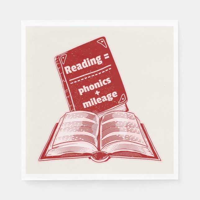 Reading mileage Phonics  Napkin (Front)
