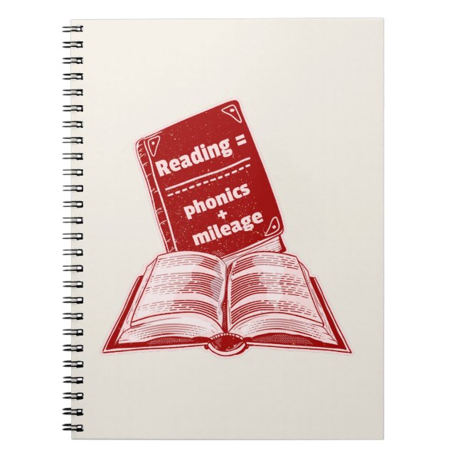 Reading mileage Phonics  Notebook (Front)