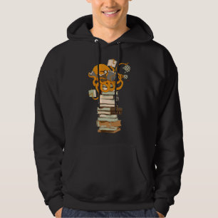 Reading Octopus, tea, coffee and books Hoodie