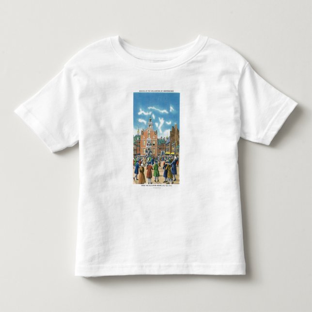 Reading of the Declaration of Independence Toddler T-shirt (Front)