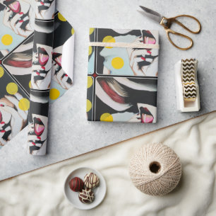 ‘Reading of the Will’ Painting on a  Wrapping Paper