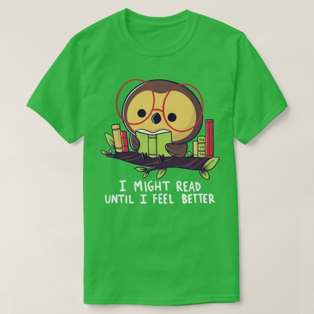 Reading Owl T-Shirt (Design Front)