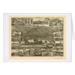 Reading, PA Panoramic Map - 1881