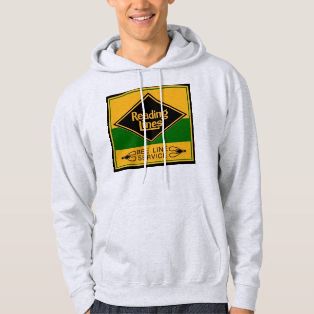 Reading Railroad Lines, Bee Line Service Hoodie (Front)