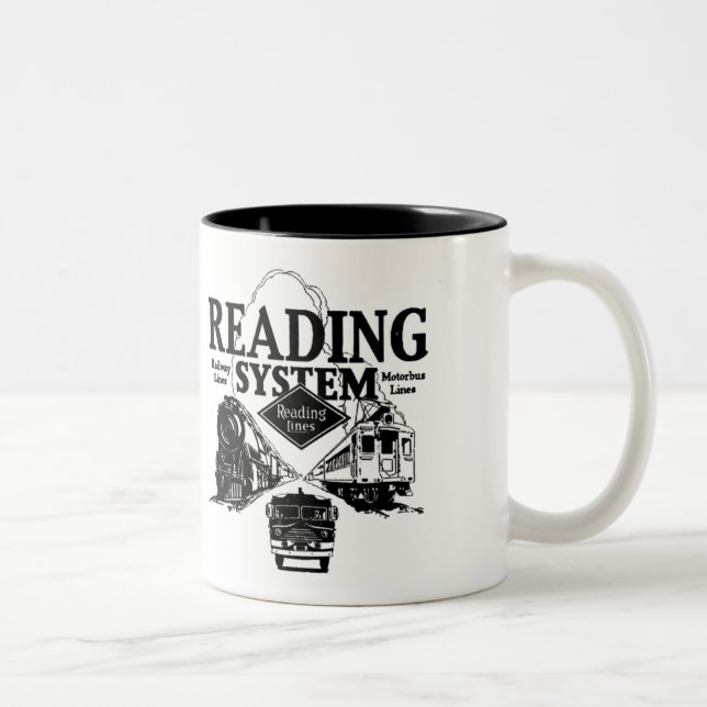 Reading Railroad System 1942 Two-Tone Coffee Mug (Right)