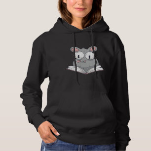 Reading rat hoodie
