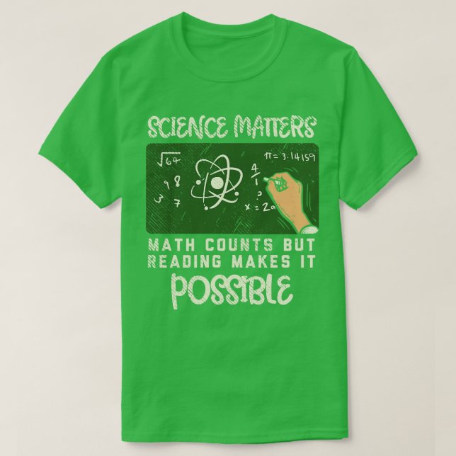 Reading Reading Makes It Possible T-Shirt (Design Front)