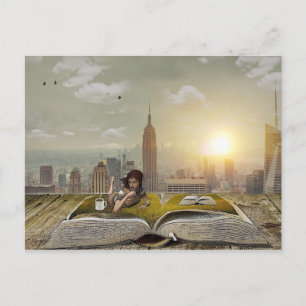 Reading Refuge - Customize Me! Postcard