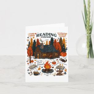 Reading Retreat Ghost Read More Books Funny Hallow Card
