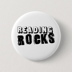 Reading Rocks 2 Inch Round Button