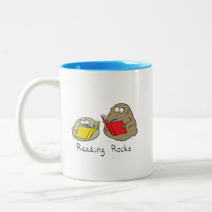 Reading Rocks Funny Book Coffee Mug