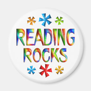 READING ROCKS MAGNET