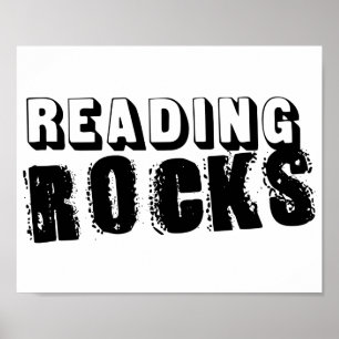 Reading Rocks Poster