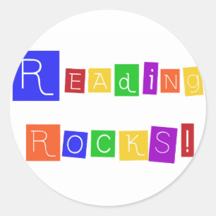 Reading Rocks Tshirts and Gifts Classic Round Sticker