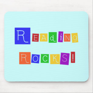 Reading Rocks Tshirts and Gifts Mouse Pad