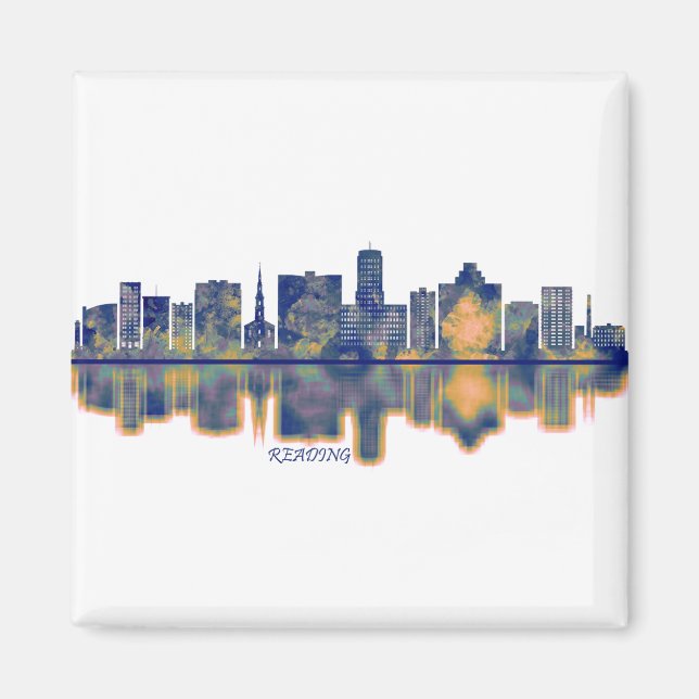 Reading Skyline Magnet (Front)