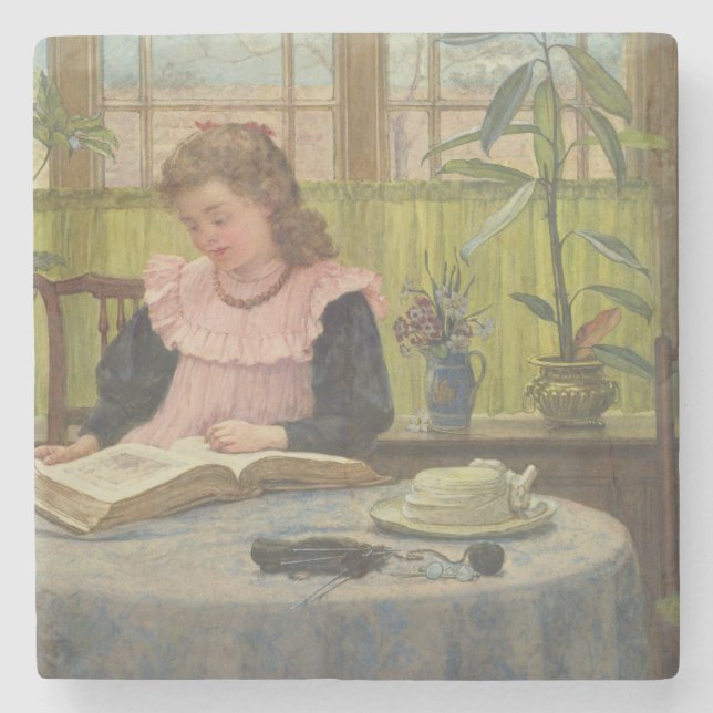 Reading Stone Coaster (Front)