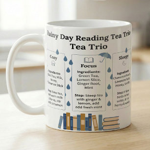 Reading Tea Steeping Guide for Rainy Days  Coffee Mug