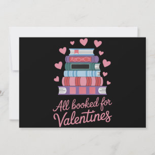 Reading Teacher All Booked for Valentine's Day Thank You Card
