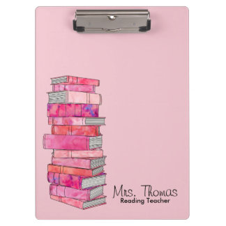 Reading Teacher Clipboard (Pink)