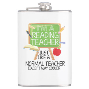 Reading Teacher Hip Flask