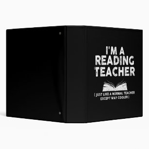 Reading Teacher - I'm A Reading Teacher Binder