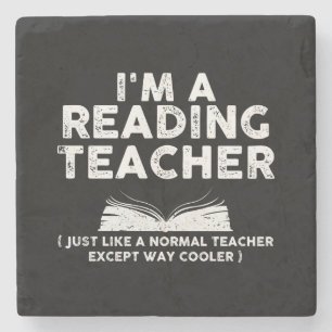 Reading Teacher - I'm A Reading Teacher Stone Coaster