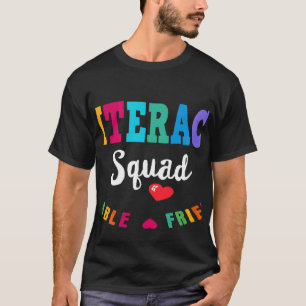 Reading Teacher Interventionist Specialist Literac T-Shirt