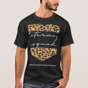 Reading Teacher Interventionist Specialist Literac T-Shirt