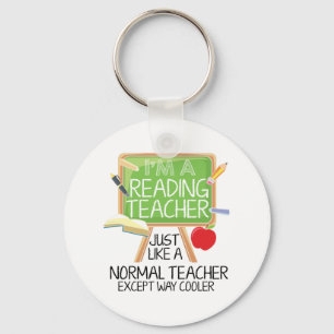 Reading Teacher Keychain