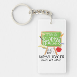 Reading Teacher Keychain