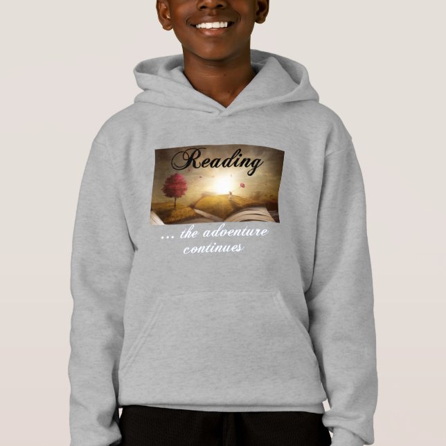 Reading, the adventure continues (Front)