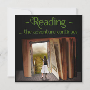 Reading, the adventure continues