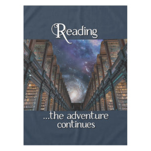 Reading …the Adventure Continues Tablecloth