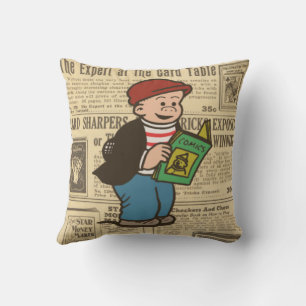 "Reading the Comics" Throw Pillow