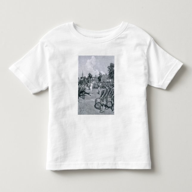 Reading the Declaration before Washington's Toddler T-shirt (Front)
