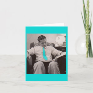 reading the paper card