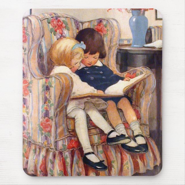 Reading Together Mouse Pad (Front)