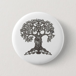 Reading Tree 2 Inch Round Button