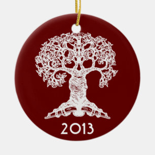 Reading Tree - gift ornament