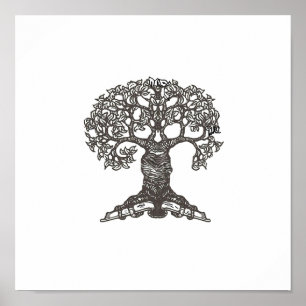 Reading Tree Poster