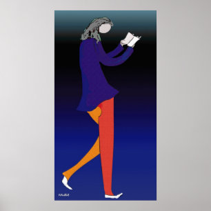 Reading Walker Poster