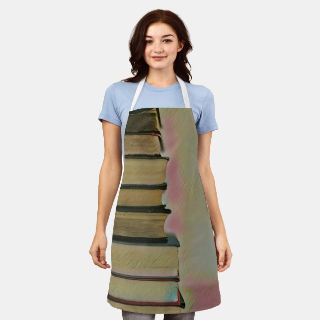 Reading wall decals apron (Worn)