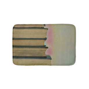 Reading wall decals bath mat