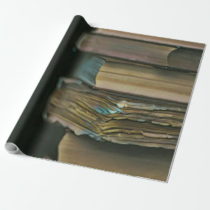 Reading wall decor wrapping paper